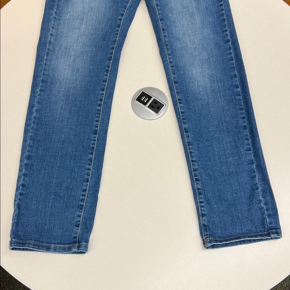 Worn once ALEMBIKA jeans blue denim pants with elastic waist and drawstring sz 1 - Picture 6 of 10